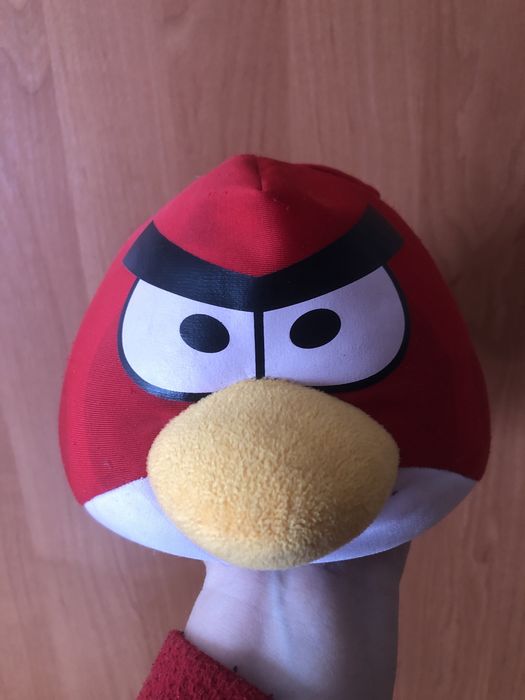 Мяка іграшка мягкая игрушка ворона енгрі бьордс angry birds пташка