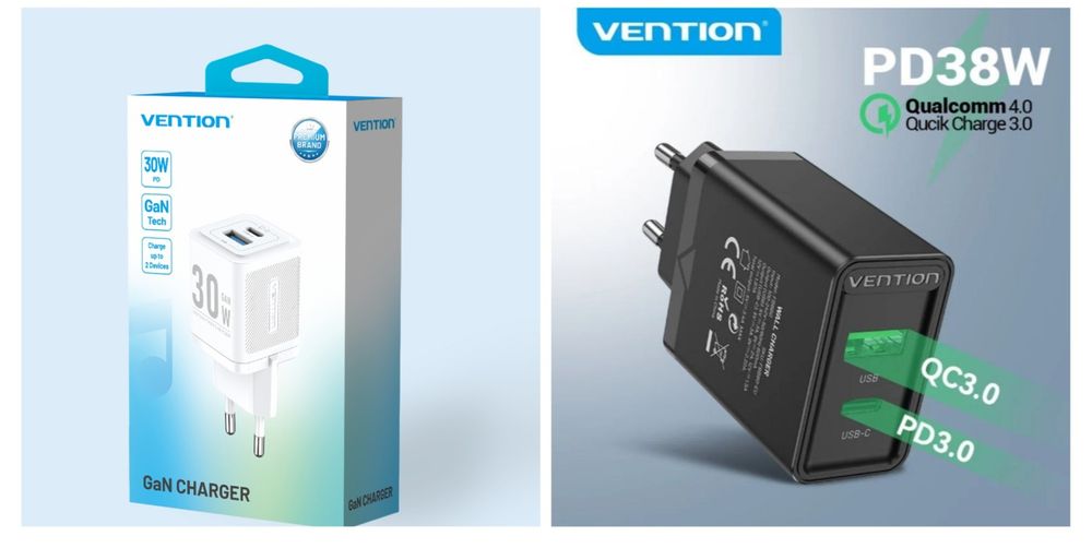 Зарядний блок  Baseus Gan 140W  +3 кабелі в комплекті