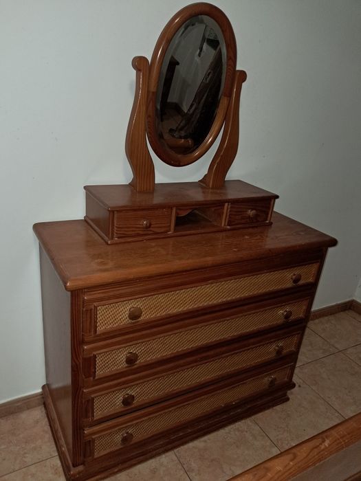 Cama casal pinho mel