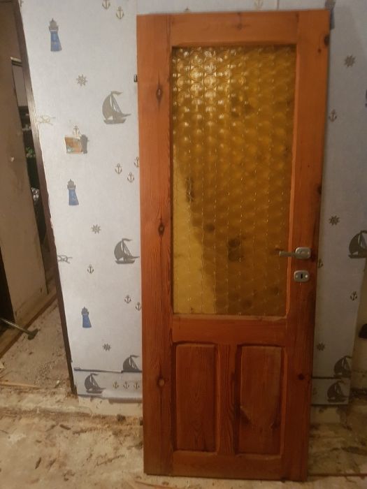 Drzwi drewniane sosnowe