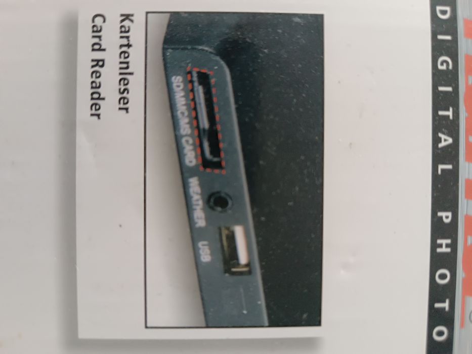 Ramka elektroniczna do zdjęć z pilotem - HAMA