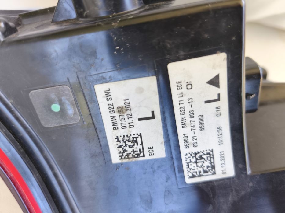 Farolim traseiro esquerdo BMW serie 4 G22
