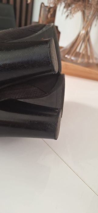 Botki skórzane Badura 38 na slupku