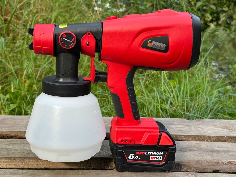 TANIO pistolet na farbe do sufitów POD BATERIE MILWAUKEE instrukcja PL