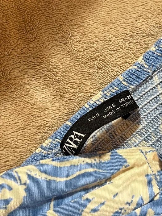 Топ Корсет Zara из смеси льна