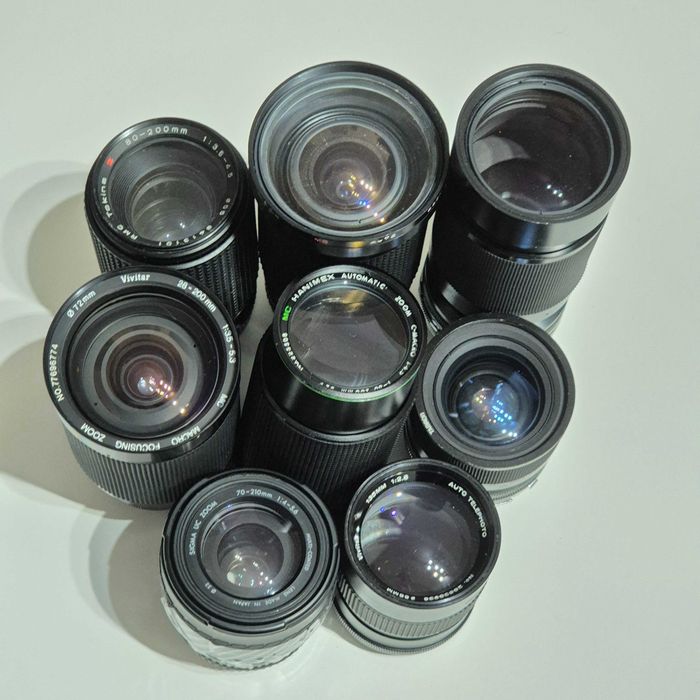 Lentes/Objetivas analógicas - Para peças, reparação ou limpeza