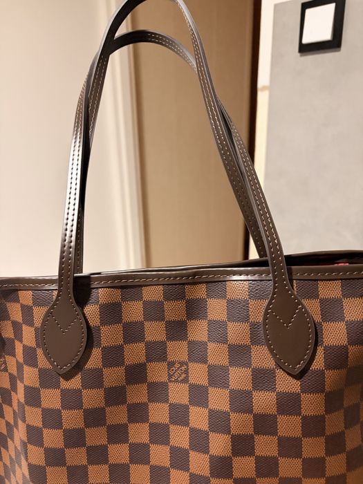 Louis Vuitton Neverfull Mm skóra naturalna