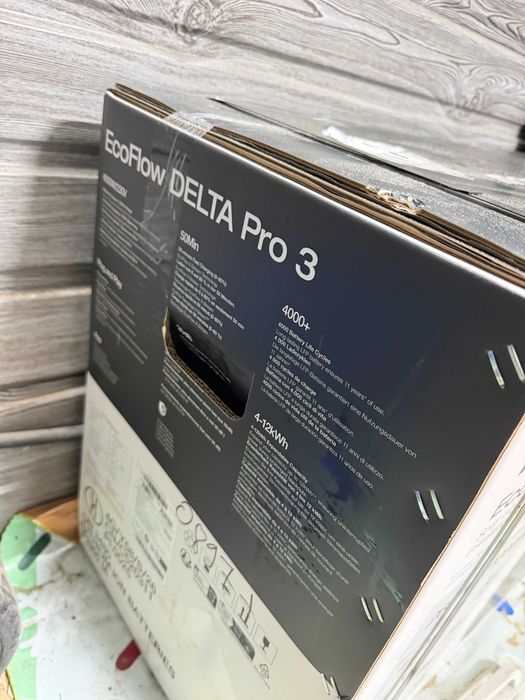 Зарядна станція EcoFlow DELTA Pro 3 4000W 4096Wh  (електростанція для дому, UPS, ДБЖ) EU Оригінал Європа