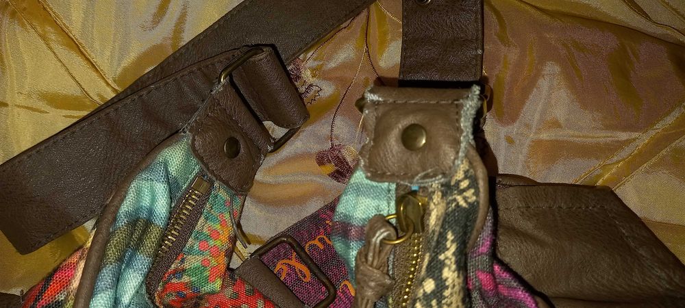 Mala/Bolsa tiracolo, e alças de mão - Desigual