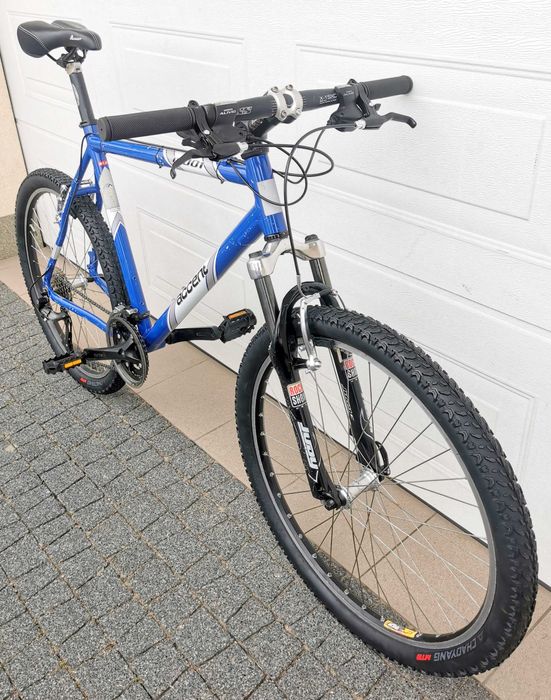 7 accent mtb rower alu rama amortyzator rock shox juddy