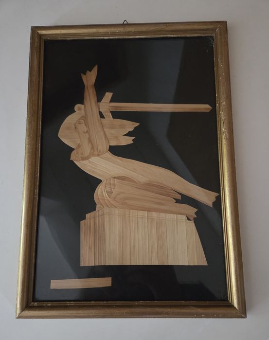 Obraz PRL ze słomy warszawska Nike