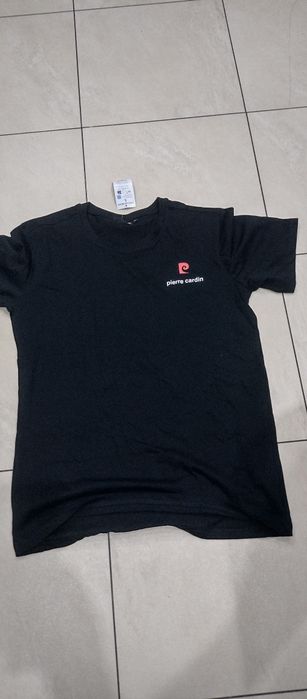 Koszulka t-shirt męska L Pierre Cardin czarna