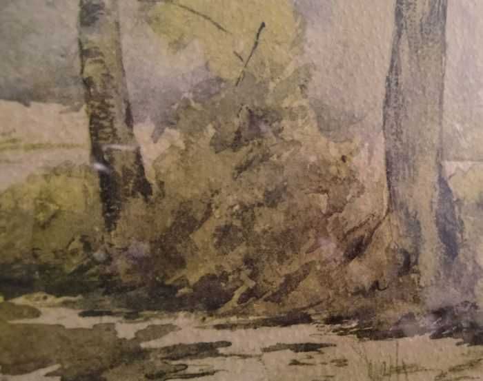 Pintura original de Leteurtre - Séc XIX