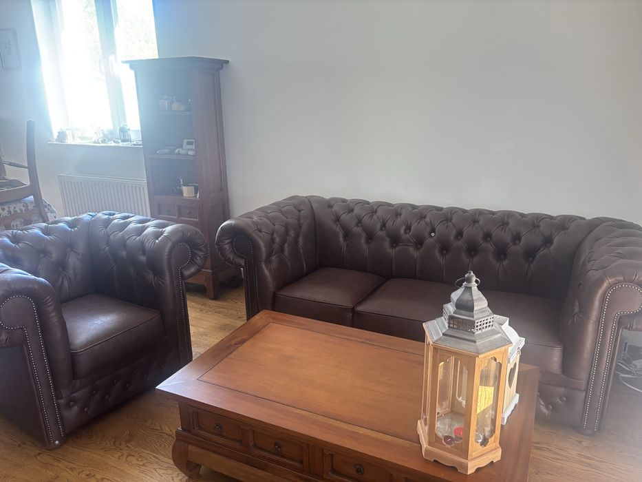 Sofa Chesterfield + fotel