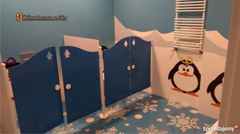 Kabinka łazienkowa do żłobka, przedszkola