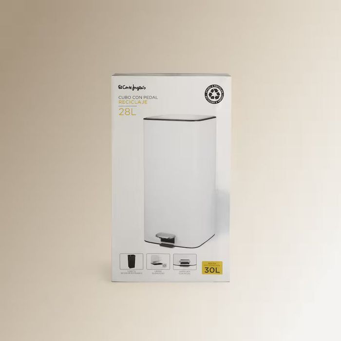 Caixote do Lixo com Pedal - 28 L | El Corte Inglês