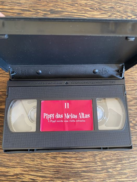 Cassete VHS pippi das meias altas
