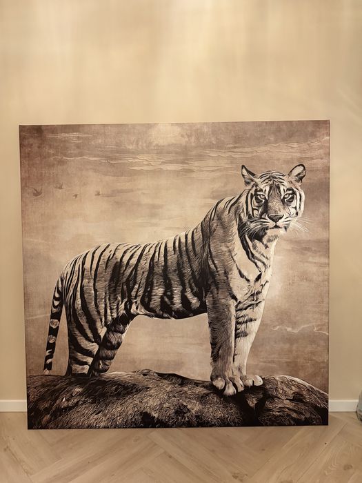 Obraz Lew 150x150 cm