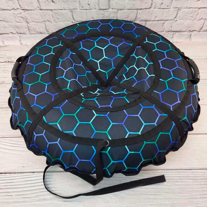 Тюбинг З КАМЕРОЮ ватрушка надувная ПЛЮШКА ТЮБІНГ Емендемс 2D 100 см