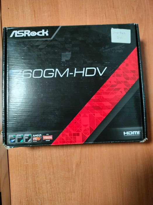 Материнская плата ASRock 760GM-HDV неисправная (донор)