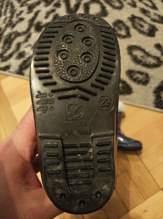 Гумові чоботи дитячі утеплені 23 розмірр