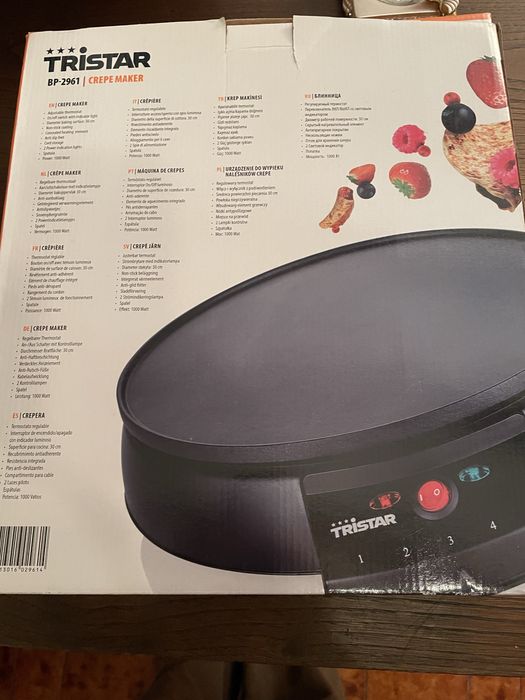 Maquina de crepes de 30 cm de diâmetro