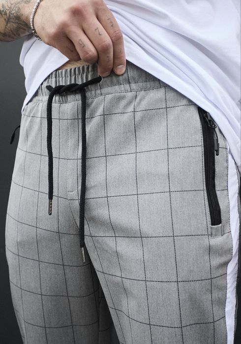 Штани STAFF чоловічі чінос line gray