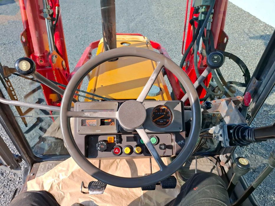 Piękny RENAULT 90,34 TX, Ładowacz MAILLEUX, Nowe OPONY