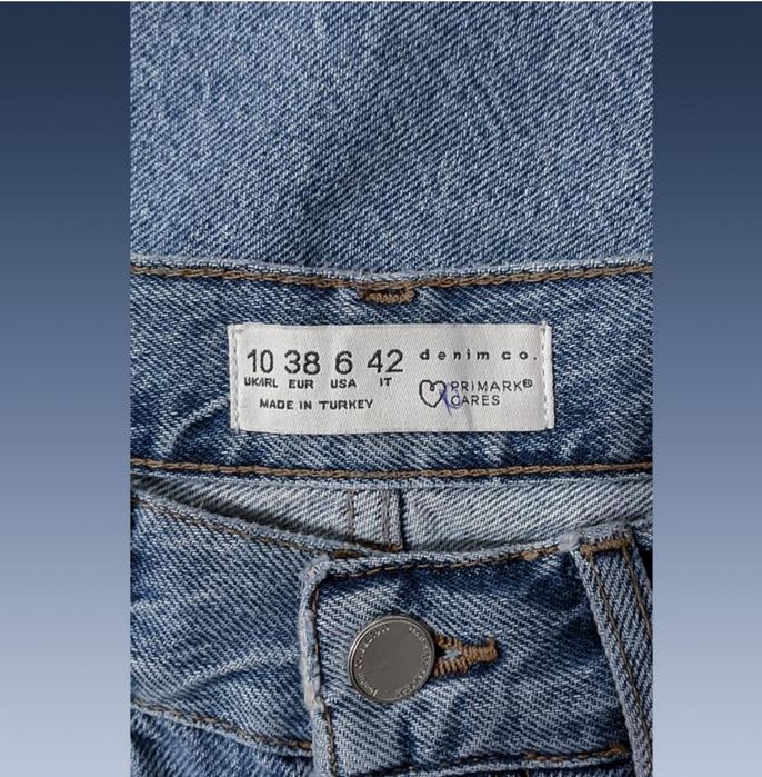 Прямі джинси Denim Co з розрізами grange, 38 розмір