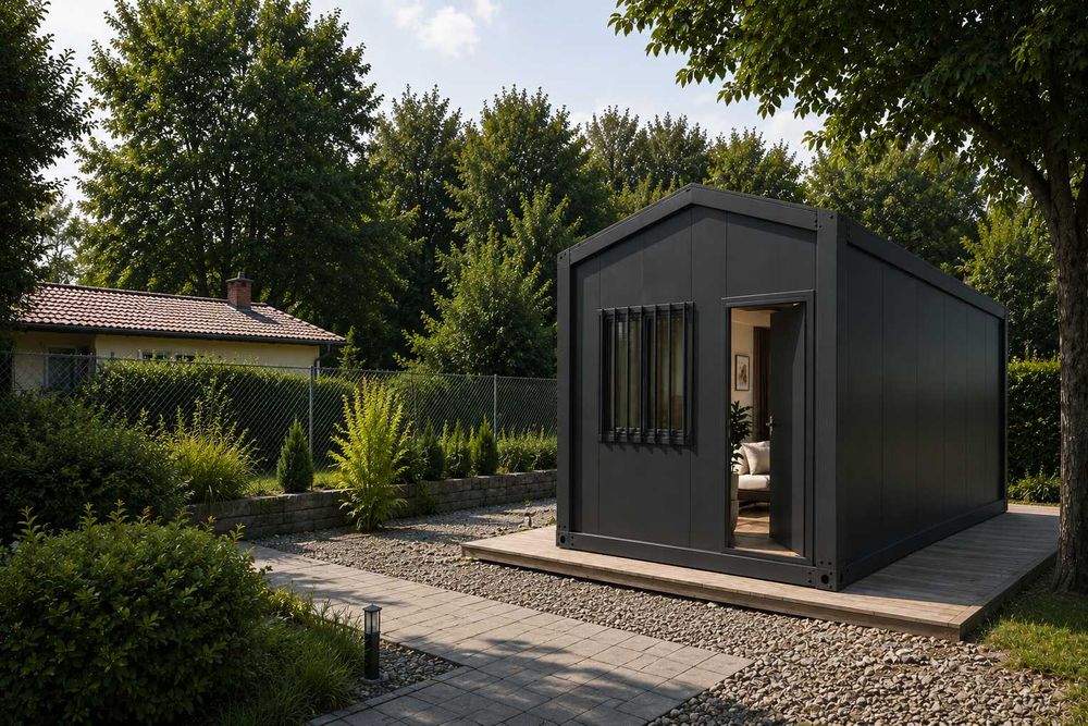 Domek mobilny, pawilon, kontener