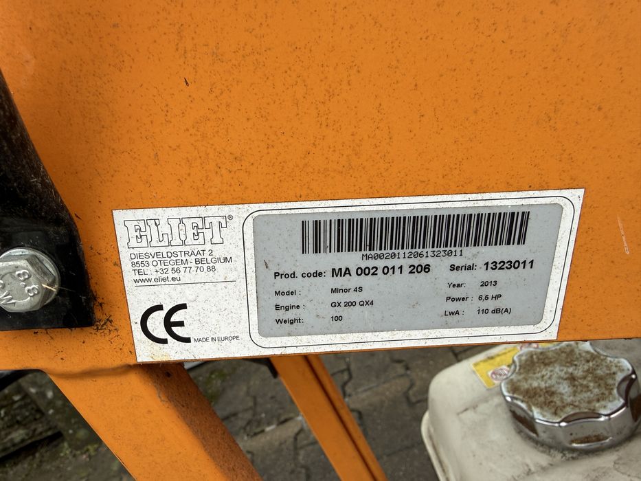 Rębak rozdrabniacz Eliet  do gałęzi minor 4s