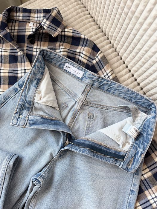 Джинси Wide Leg ZARA 38/M mex.28 блакитні джинси
