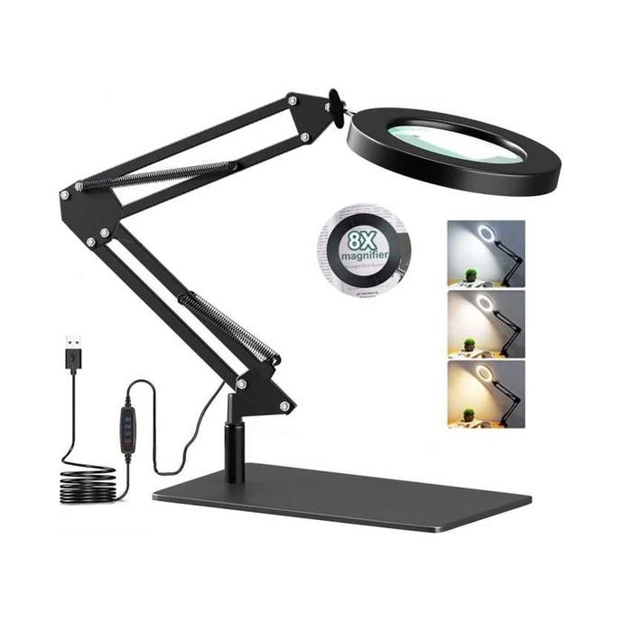 Luz Ring Light Novas com Lupa