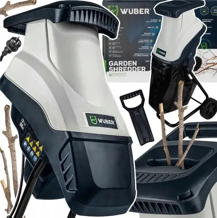 Знижена ціна‼️Садовий подрібнювач 2800Вт Шредер Измельчитель садовый