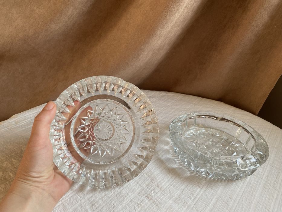 Попільниця,хрусталь,кришталь,салатниці