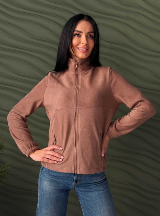 Флісова жіноча кофта на блискавці "Jacket", 42-56 р., 4 кол.