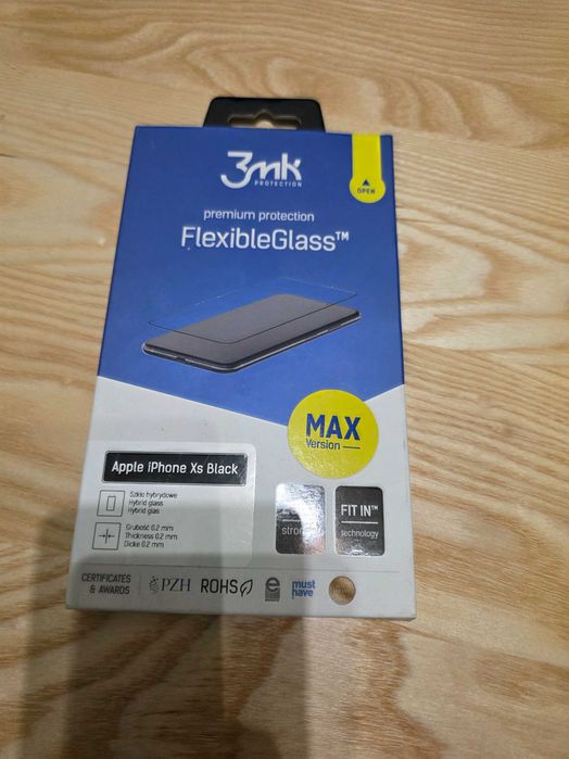 Szkło Hybrydowe 3mk FlexibleGlass MAX – iPhone Xs / X