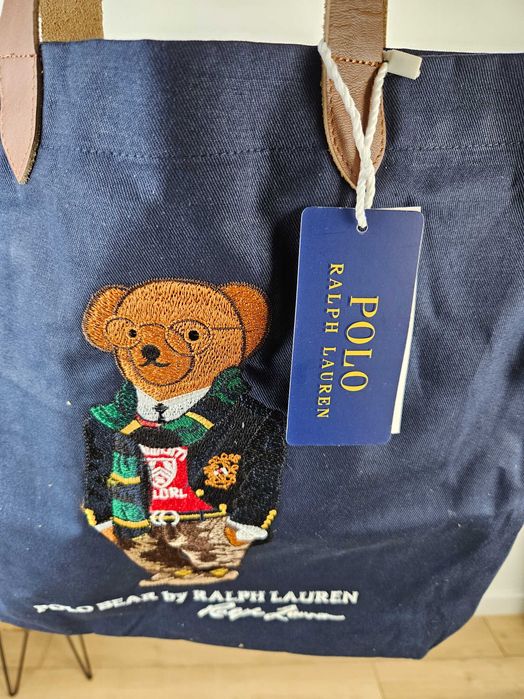 Torba na zakupy Ralph Lauren miś Preppy Bear nowa z metką
