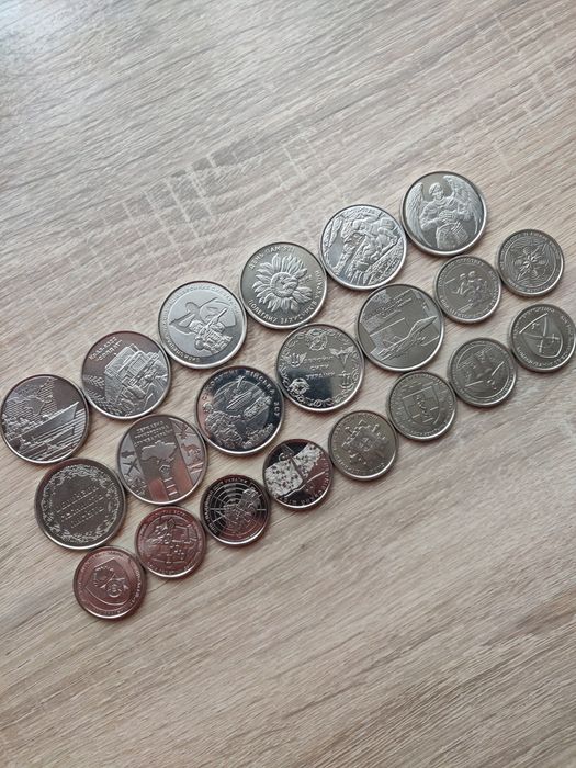 Монети ЗСУ 21 шт.