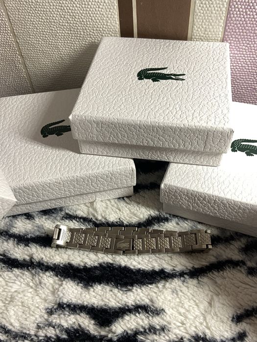 Браслет Lacoste срібний