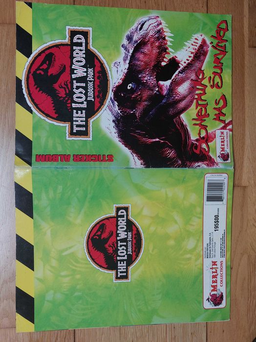 Caderneta de cromos "The Lost World" - Completa