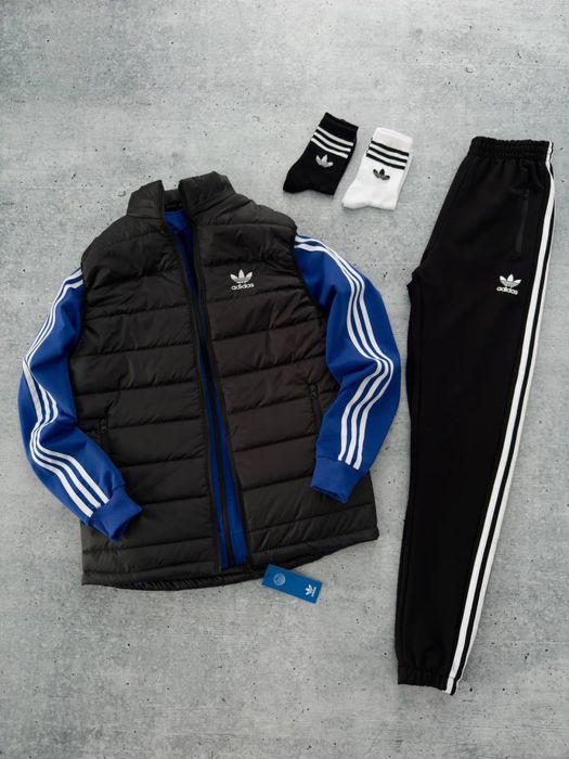 Чоловічий спортивний костюм адідас набір Adidas [3в1] [XS-3XL]