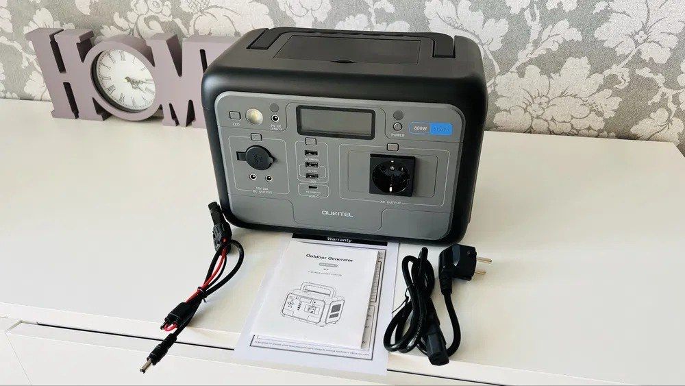 Oukitel p800 зарядна станція 800w 512Wh дбж для роутера котел блеаут