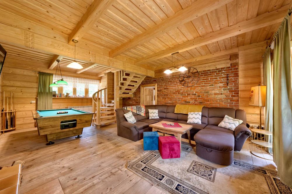 Góralska Osada NA WYŁĄCZNOŚĆ 26os - imprezy firmowe, urodziny, kawalerskie, domek w górach, noclegi Zakopane, domek z jacuzzi, domek do wynajęcia.