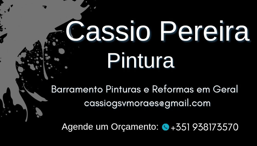 Cassio pereira, Pintor  Residencial e comercial