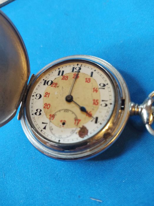 bardzo stary męski zegarek kieszonkowy