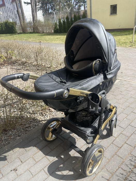Wózek Junama Diamond skóra 3w1