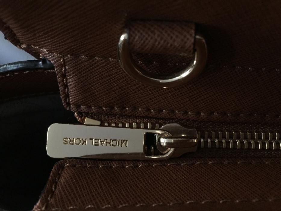 Tobra Michael Kors Hamilton brązowa z ćwiekami