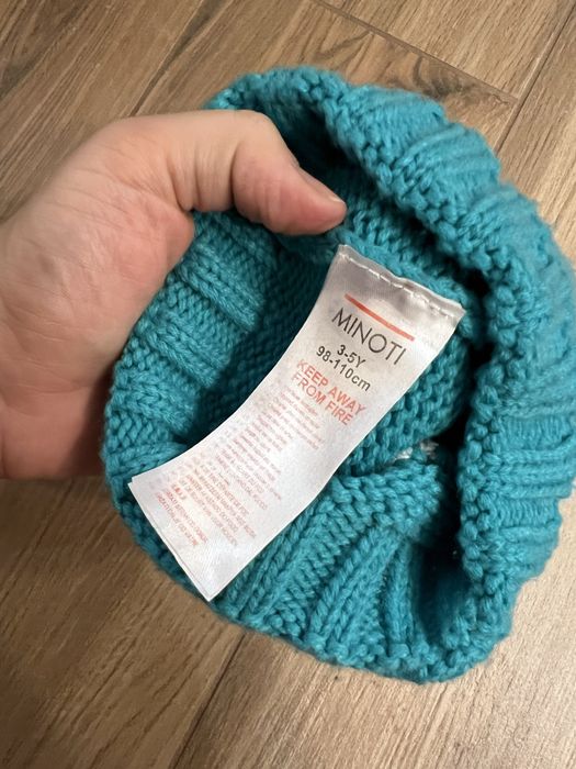 Czapka zimowa jesienna miś 1-2 lata 74 80 Minoti