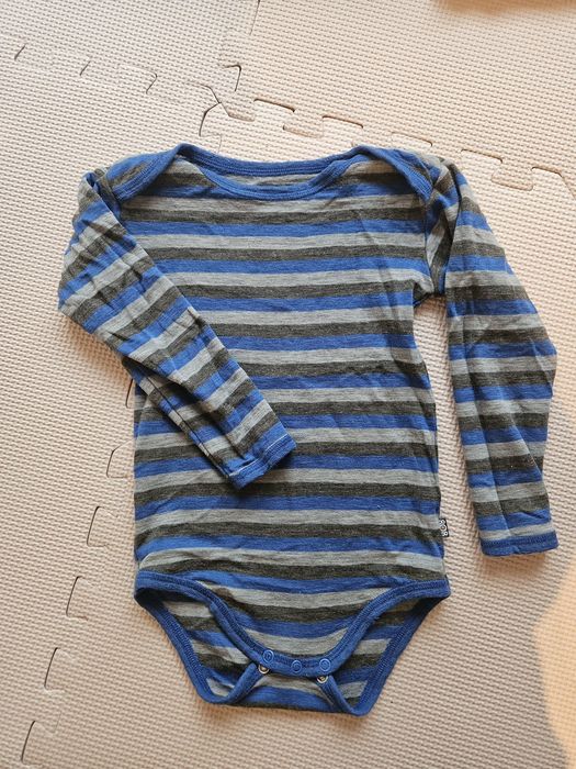 Wełniane body w paski, 808, 100% wełna